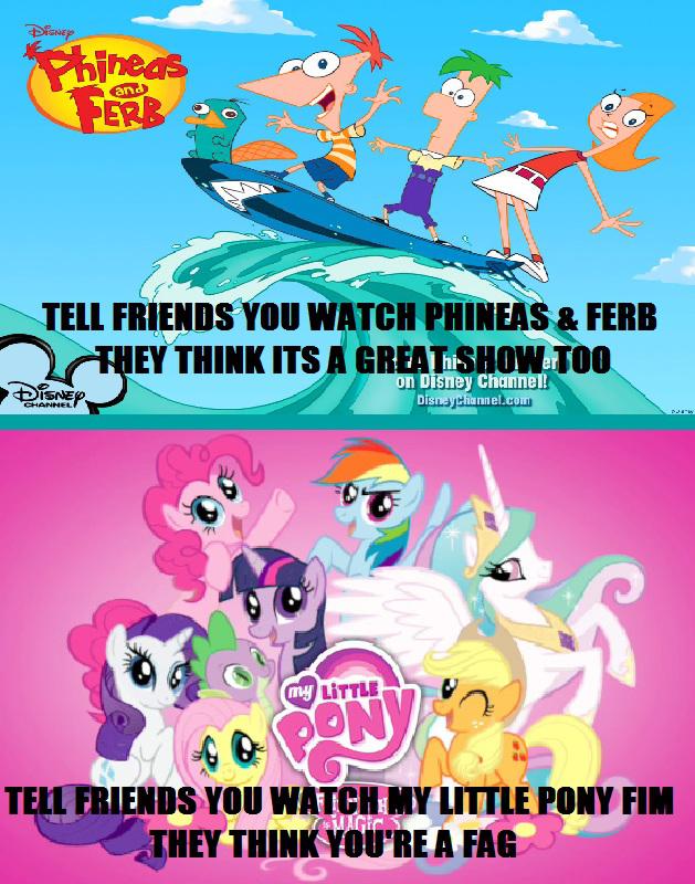 phineas and ferb my little pony