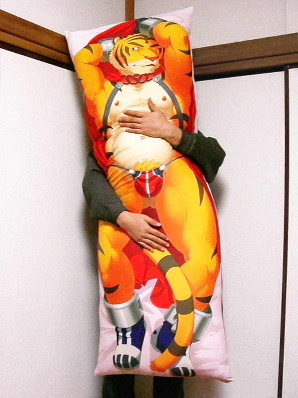 tiger body pillow
