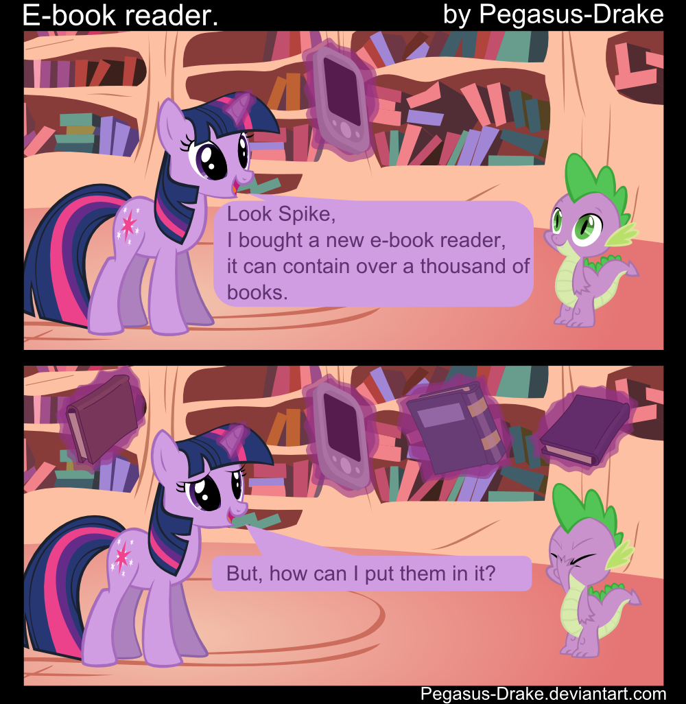 E-book reader. | My Little Pony: Friendship is Magic | Know Your Meme