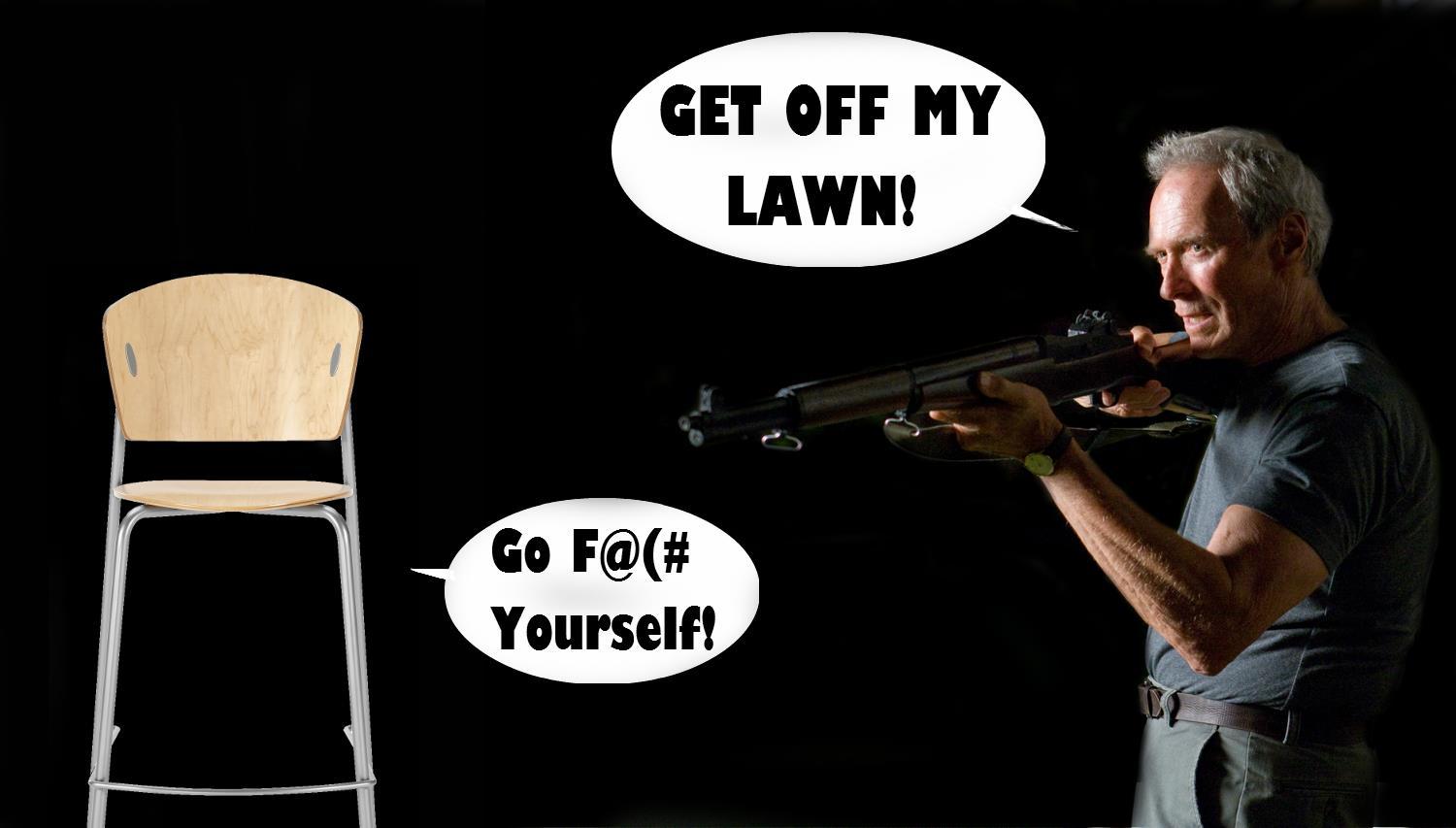 Get off my lawn! Clint Eastwood's Empty Chair Speech / Eastwooding