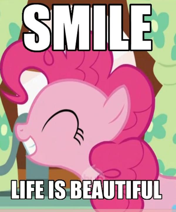 Just smile My Little Pony Friendship is Magic Know Your Meme Just smile My Little Pony Friendship is Magic Know Your Meme