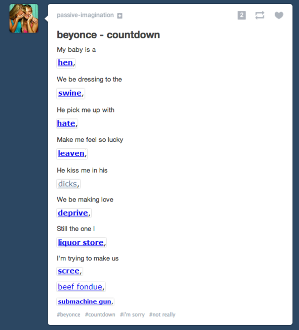 [Image 519271] RhymeZone Song Lyrics Know Your Meme