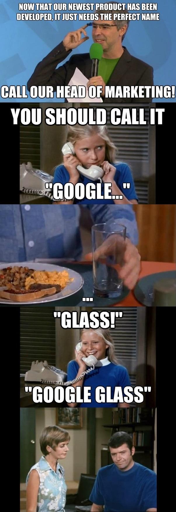 Naming of Google Glass | Know Your Meme