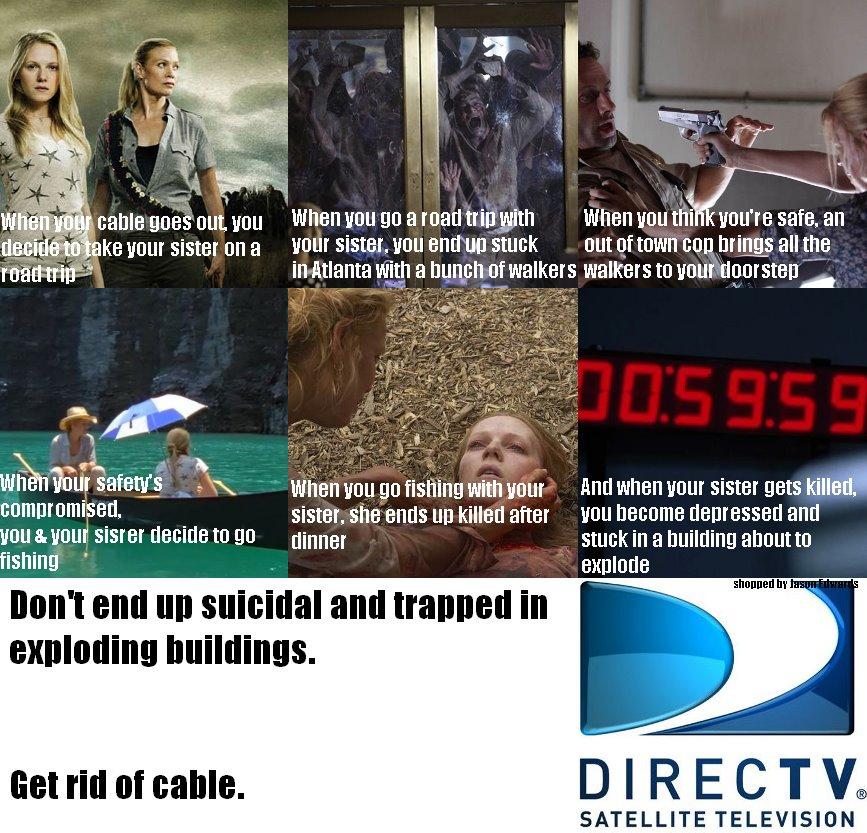 [Image 579550] DirecTV "Get Rid of Cable" Commercials Know Your Meme