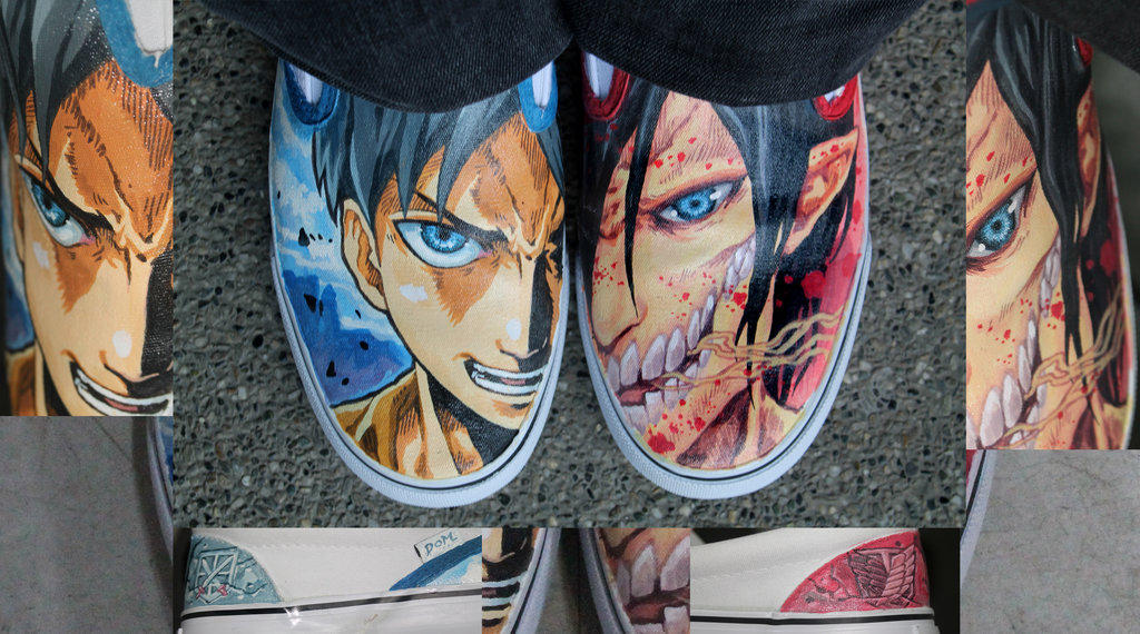 attack on titan vans