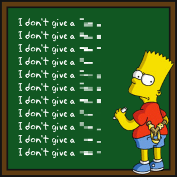 Bart Simpson's Chalkboard Parodies | Know Your Meme