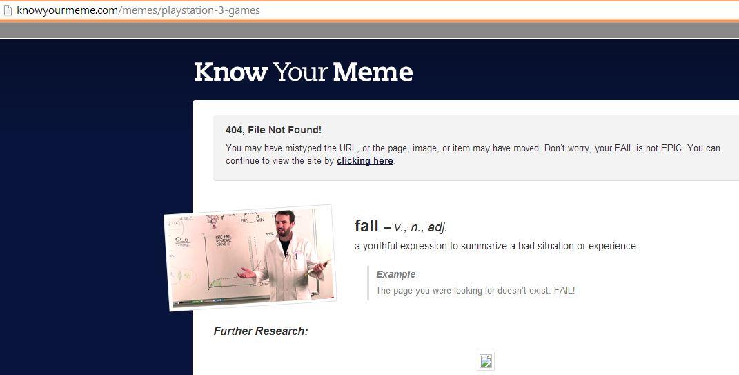 No Game PS3 Has No Games Know Your Meme