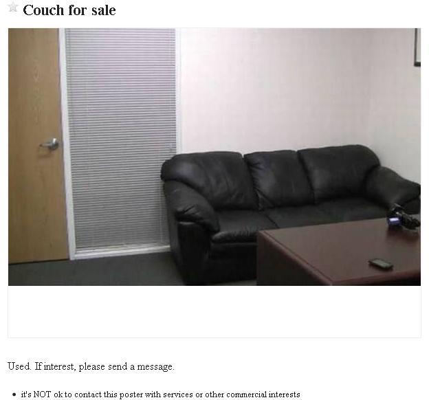 Black Couch - Image - 621121] | The Casting Couch | Know Your Meme