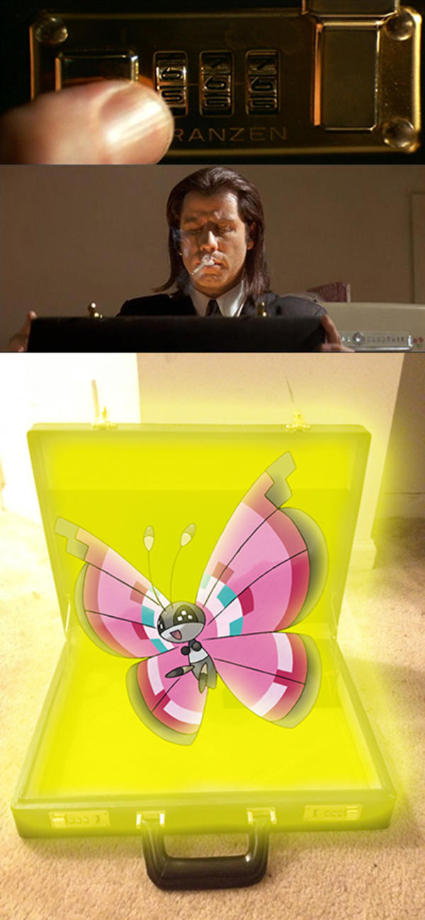 So Vivillon was in Marcellus Wallace's briefcase this whole time
