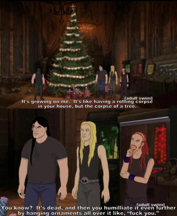 Christmas Tree Metalocalypse Know Your Meme Metalocalypse - Christmas Tree - Christmas Tree Metalocalypse Know Your Meme