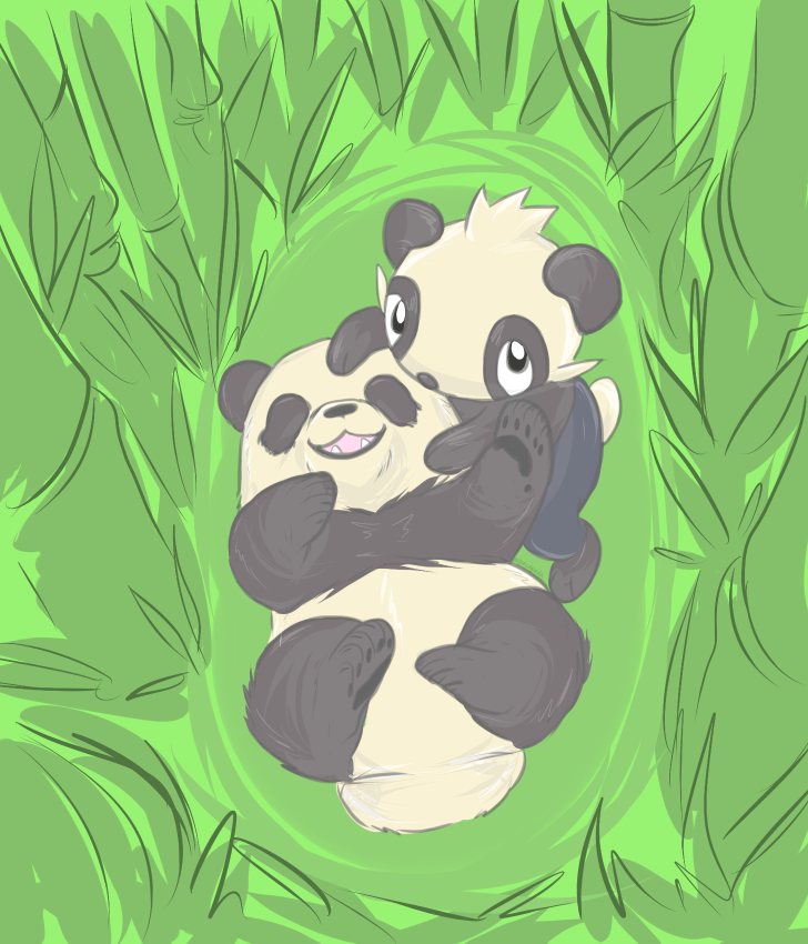 Pancham With A Real Baby Panda Pokemon Know Your Meme Pancham With A Real Baby Panda Pokemon Know Your Meme