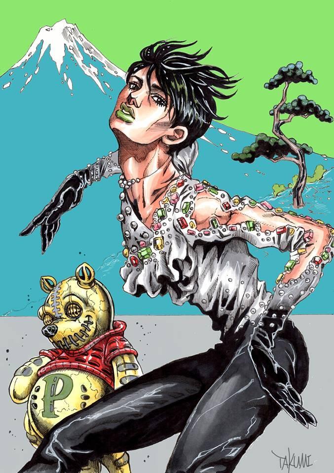 Yuzuru Hanyu In Araki Style Jojo S Bizarre Adventure Know Your Meme