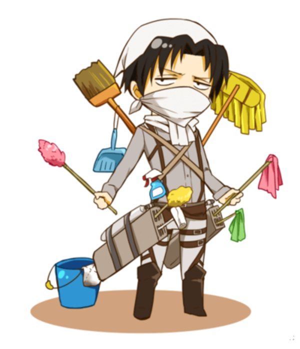 年末の大掃除の時期ですよ Cleaning Levi Know Your Meme
