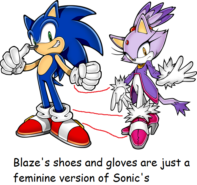 sonic the hedgehog gloves and shoes