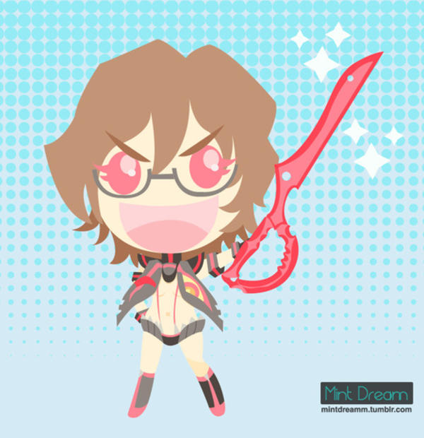 Another Maiko image, now with one hundred percent more Senketsu! Kill