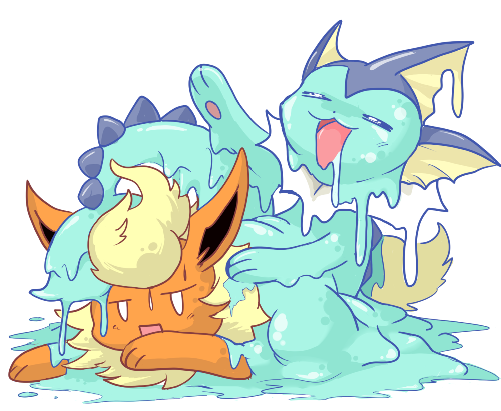 flareon, pokemon, vaporeon.