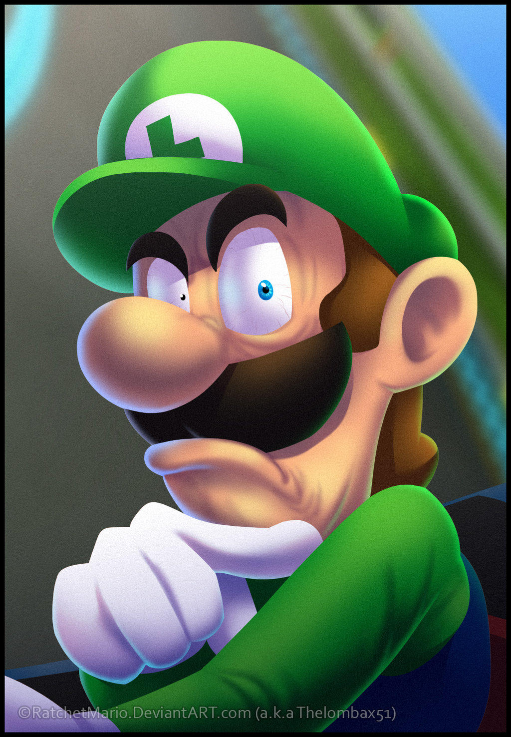 [Image - 770483] | Luigi's Death Stare | Know Your Meme