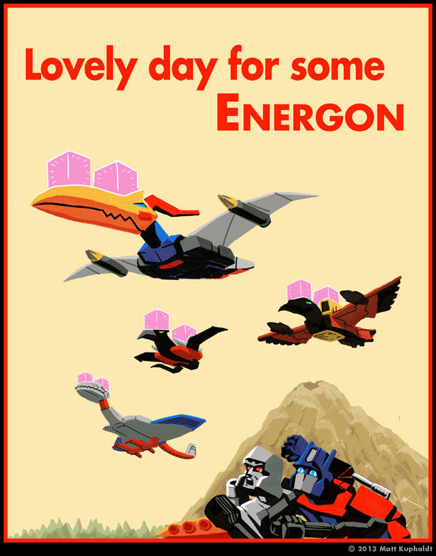 Lovely day for some Energon by AstroL Transformers Know Your Meme
