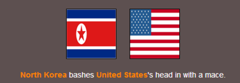 North Korea Vs United States Hunger Games Simulator Know Your Meme