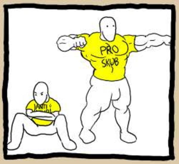 Pro Skub vs Anti Skub skub Know Your Meme