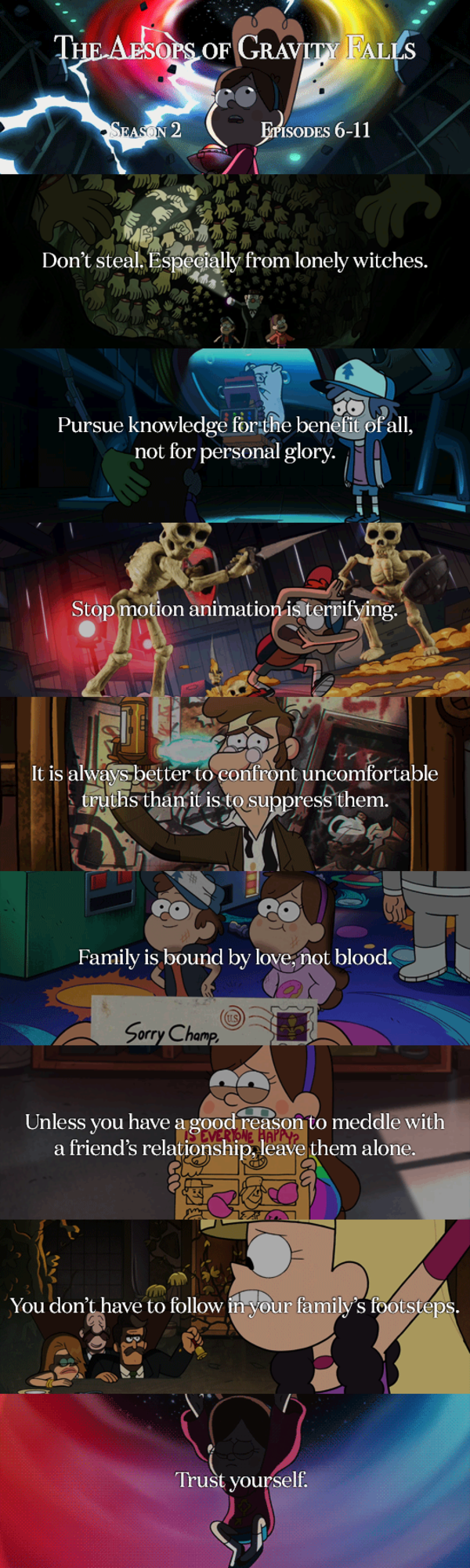 The Aesops Of Gravity Falls Season 2 Episodes 6 11 Gravity Falls Know Your Meme