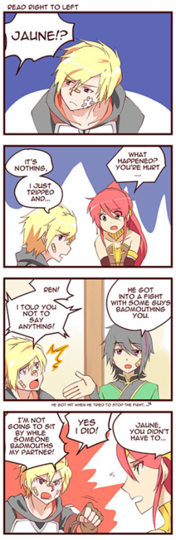 Defending A Woman S Honor The Actually Respectful Method Rwby Know Your Meme