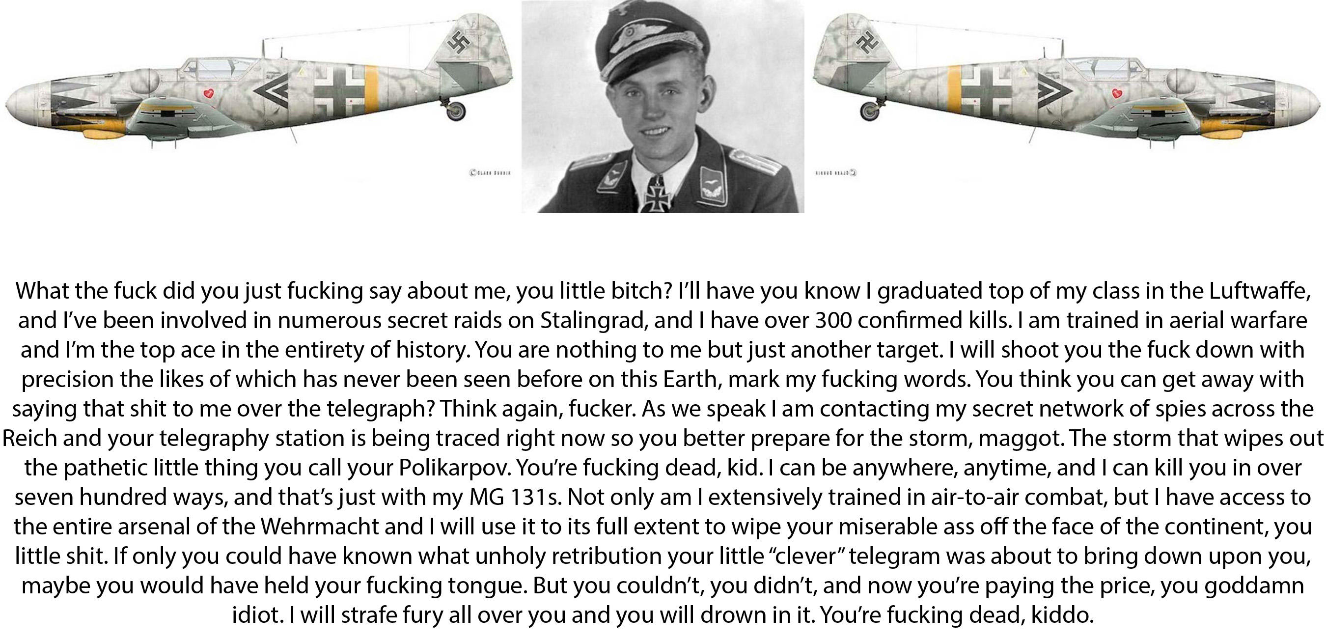 Luftwaffepasta | Navy Seal Copypasta | Know Your Meme