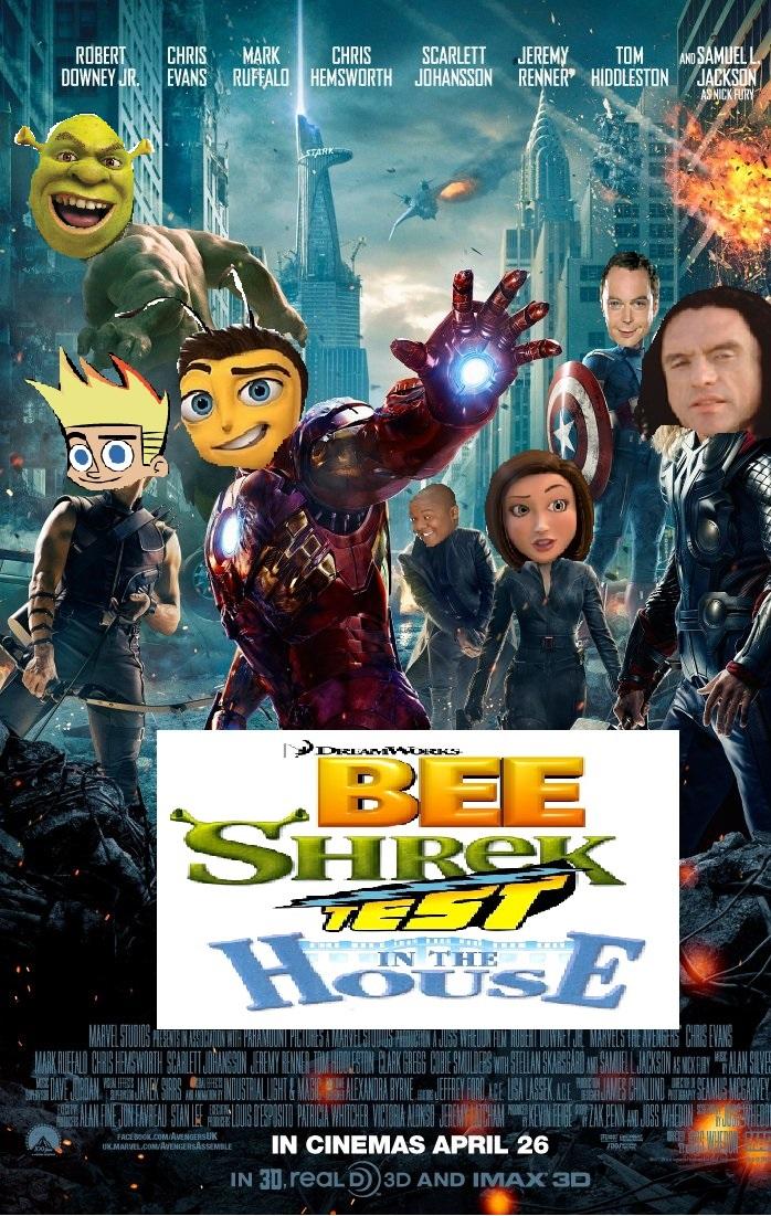Bee Shrek Test in the Hosue gets a live action reboot! Bee Shrek Test