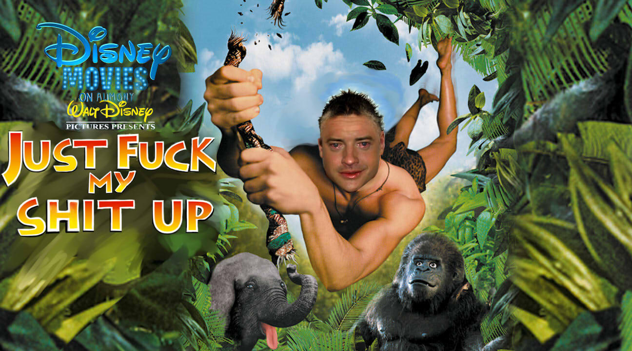 George of The Jungle Brendan Frasers