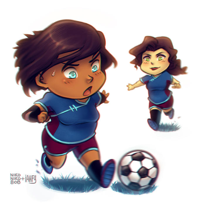 Itty Bitty Soccer Chibis W Nikoniko808 Avatar The Last Airbender 