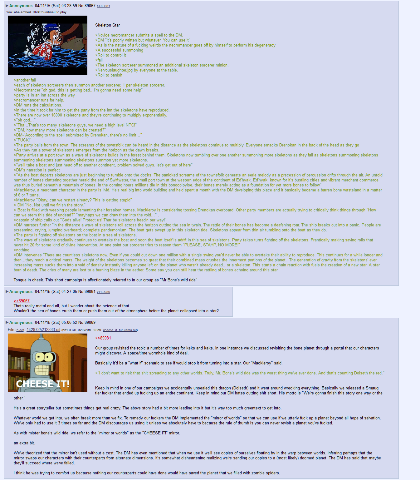 Mr. Bones Wild Ride /tg/ Know Your Meme