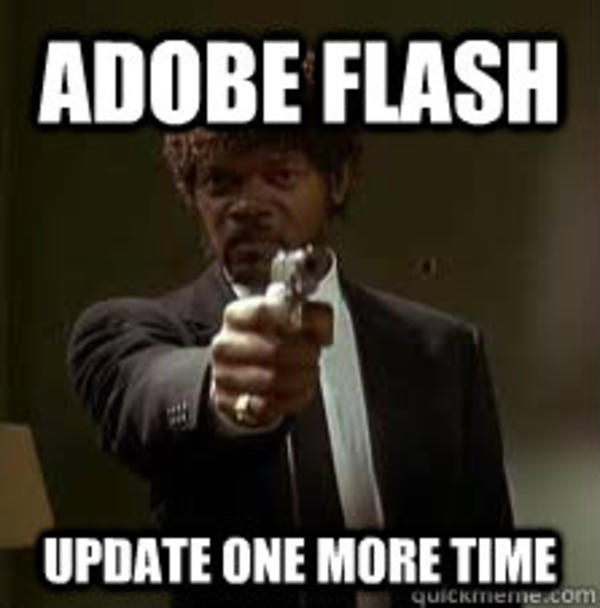 Update One More Time Adobe Flash Know Your Meme