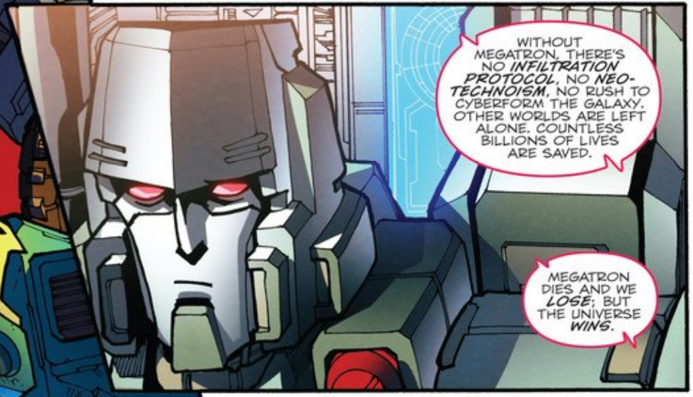 The Lost Light Makes A Compromise With Megatron S Death In Order To Make A Better Future In Theory Anyways Transformers Know Your Meme