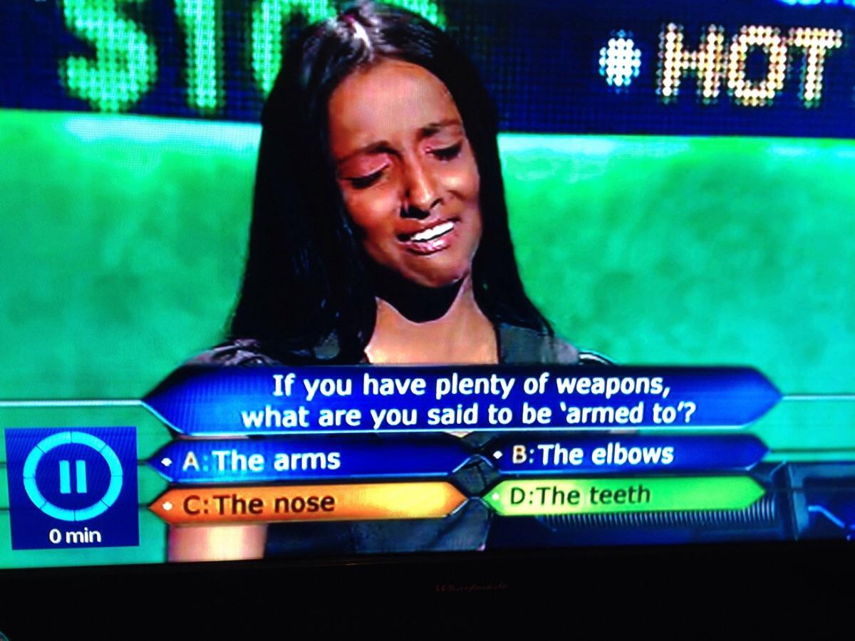 Armed To Who Wants To Be A Millionaire Know Your Meme