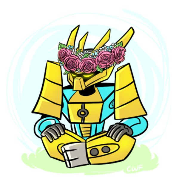 Ekimu with a flower crown Flower Crowns Know Your Meme