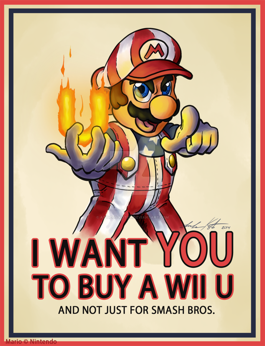 Uncle Mario Uncle Sam's "I Want You" Poster Know Your Meme