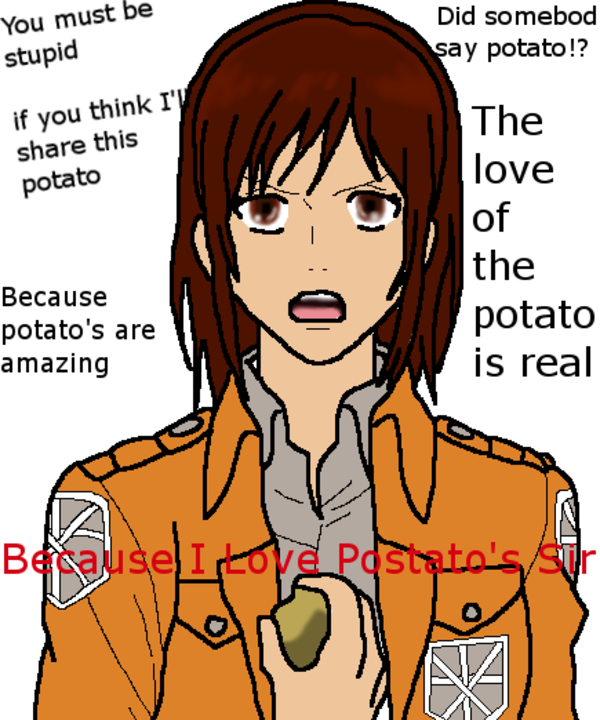 Potato Girl by KeKitty Potato Girl Know Your Meme