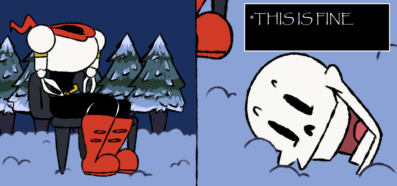 that moment when papyrus know that youre in a genocide run papyrus christmas adventure
