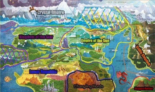 My little pony карта мира