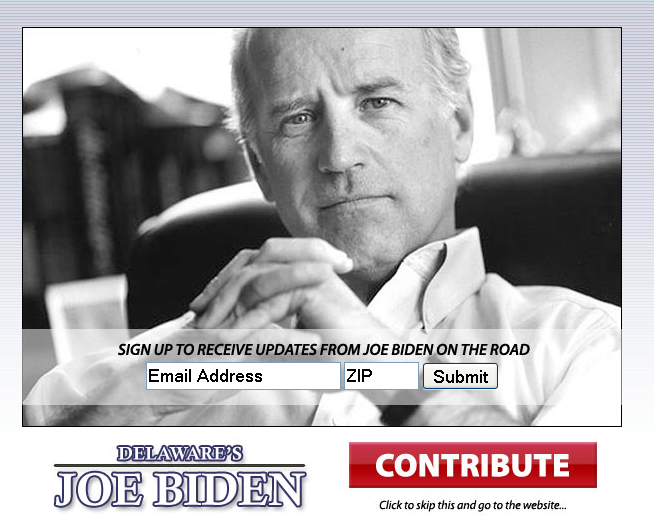 Joe Biden S 2008 Presidential Campaign Website Joe Biden Know