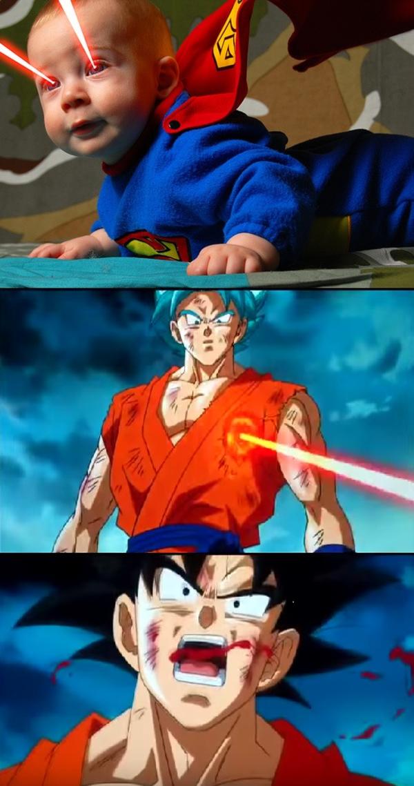 Death Battle Goku Vs Superman Round 3 Oh Dragon Ball Know Your Meme