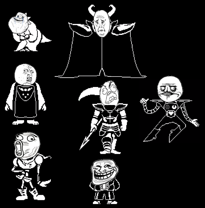Rage Comics And Characters Undertale Know Your Meme Rage Comics And Characters Undertale Know Your Meme