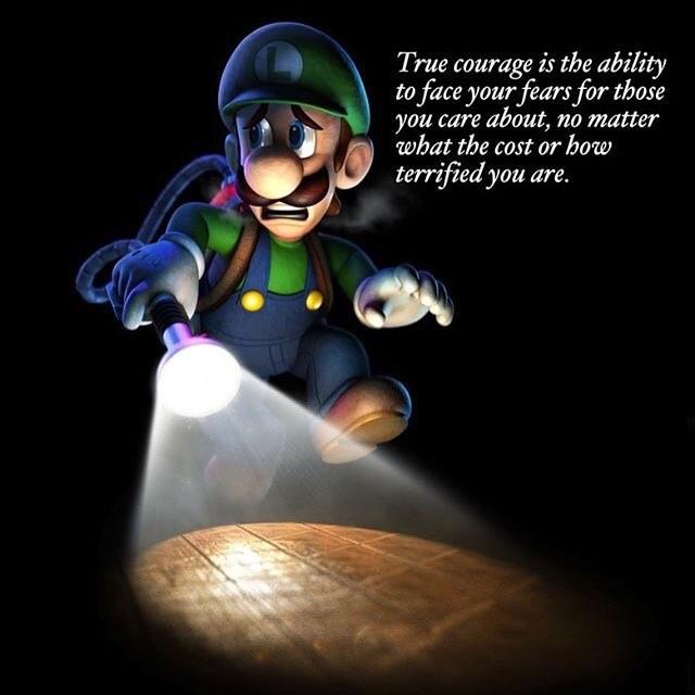 Mario And Luigi Quotes Luigi Is Not A Coward | Super Mario | Know Your Meme