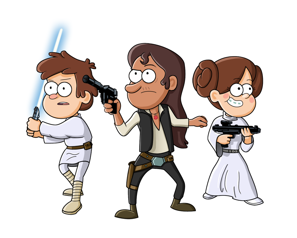 A Long Time Ago In A Galaxy Far Far Away Gravity Falls Know Your Meme