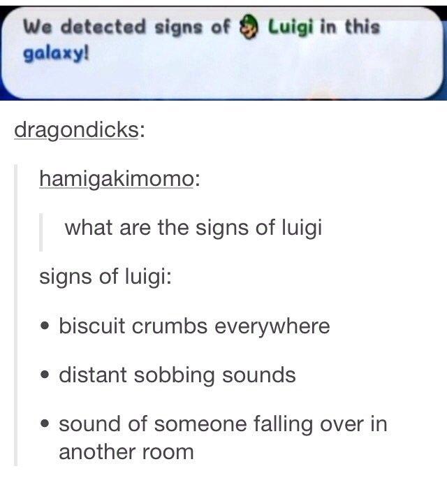 signs of luigi luigi