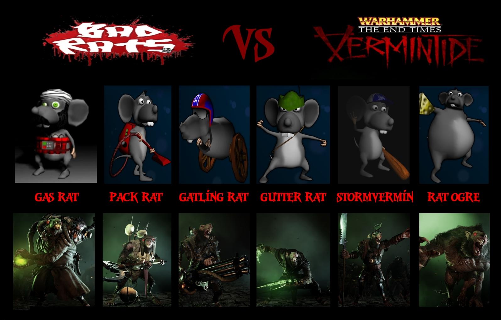 Bad rats and their skaven counterparts | Bad Rats | Know Your Meme