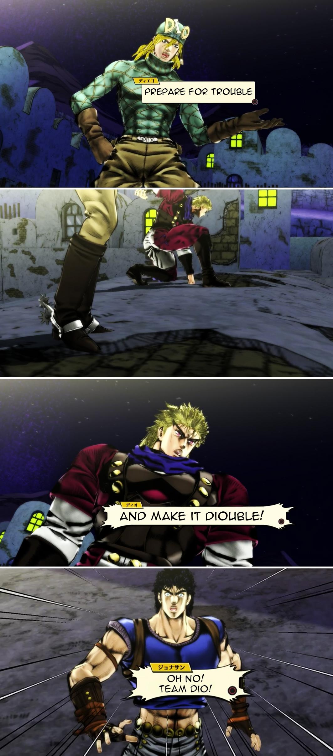 Team Dio Jojo S Bizarre Adventure Know Your Meme
