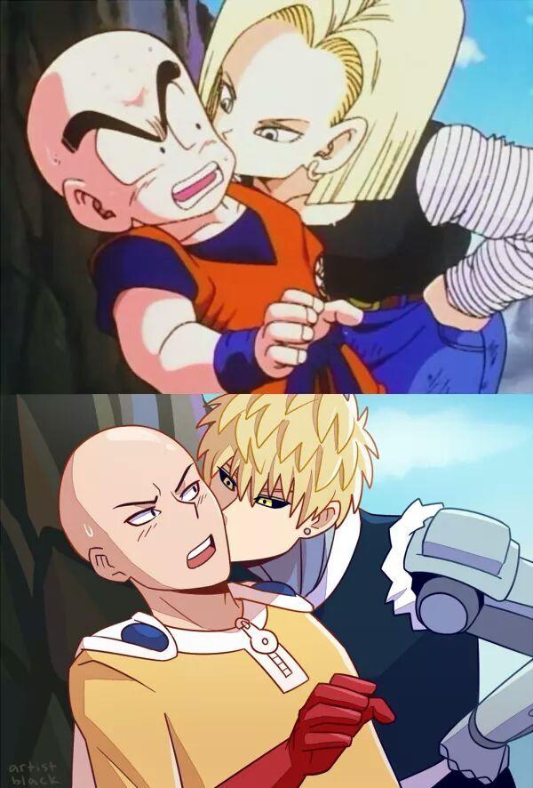 The hot blonde cyborg kissing the strongest bald human | One-Punch Man | Know Your Meme The hot blonde cyborg kissing the strongest bald human | One-Punch Man | Know Your Meme