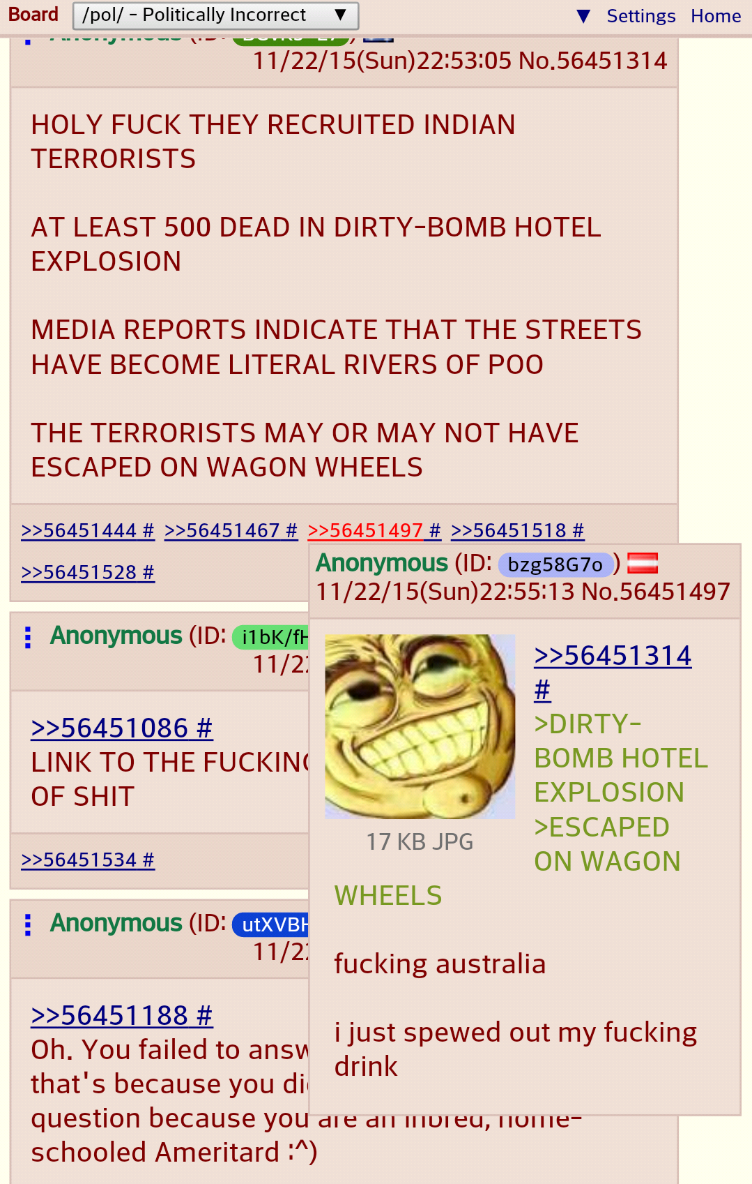 dirty bomb Designated Shitting Streets / Poo in the Loo Know Your Meme