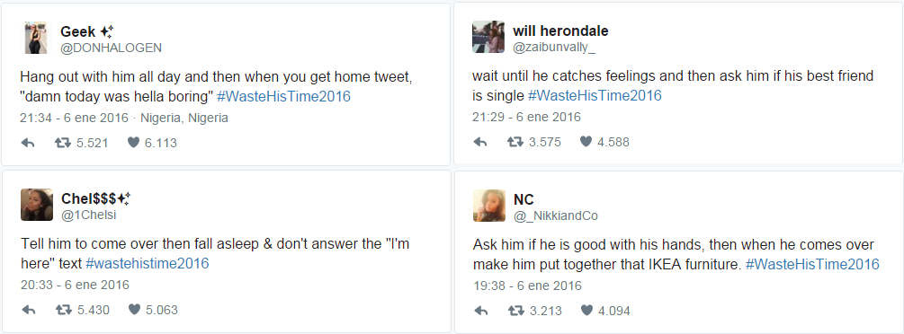 First Tweets Compilation Wastehistime2016 Know Your Meme